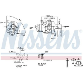 Турбокомпрессор NISSENS 93262