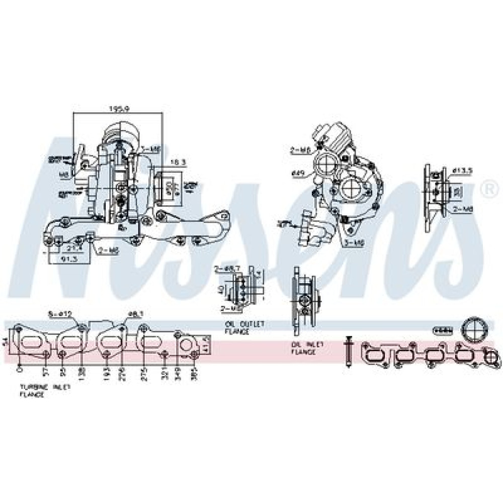 Турбокомпресор First Fit NISSENS 93506