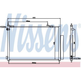 Радиатор кондиционера NISSENS 940062