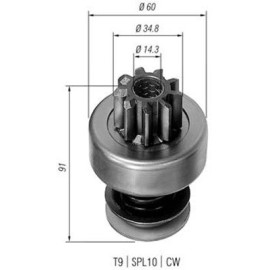 Бендикс стартера MAGNETI MARELLI 940113020102