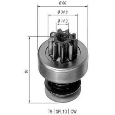 Бендикс стартера MAGNETI MARELLI 940113020102
