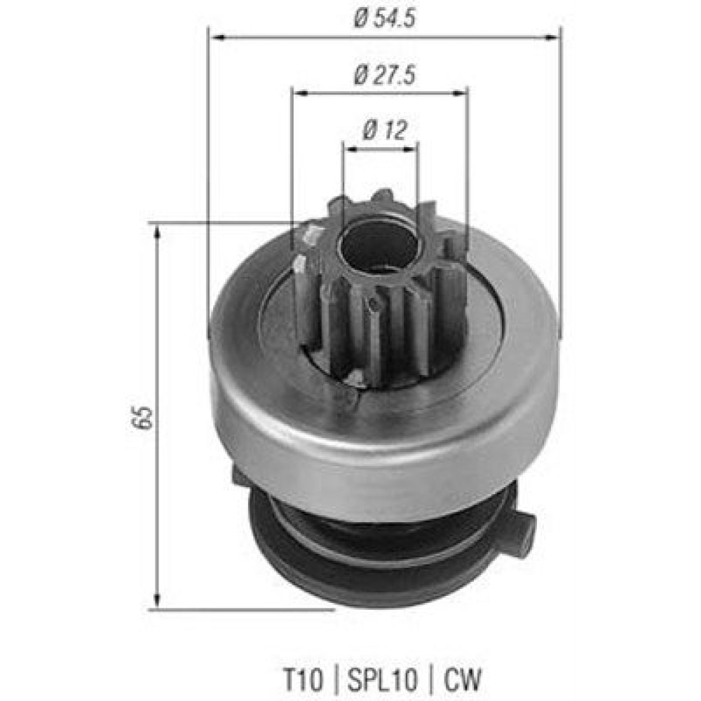 Бендикс стартера MAGNETI MARELLI 940113020166