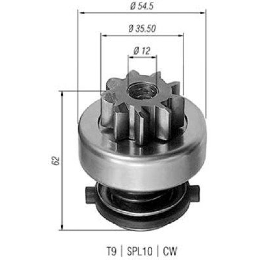 Бендикс стартера MAGNETI MARELLI 940113020282