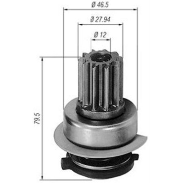 Бендикс стартера MAGNETI MARELLI 940113020291