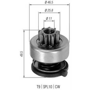 Бендикс стартера MAGNETI MARELLI 940113020301