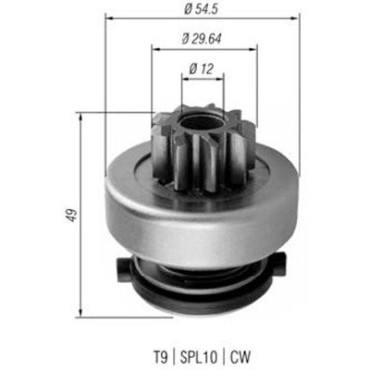 Бендикс стартера MAGNETI MARELLI 940113020354