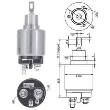 Втягуюче реле MAGNETI MARELLI 940113050126