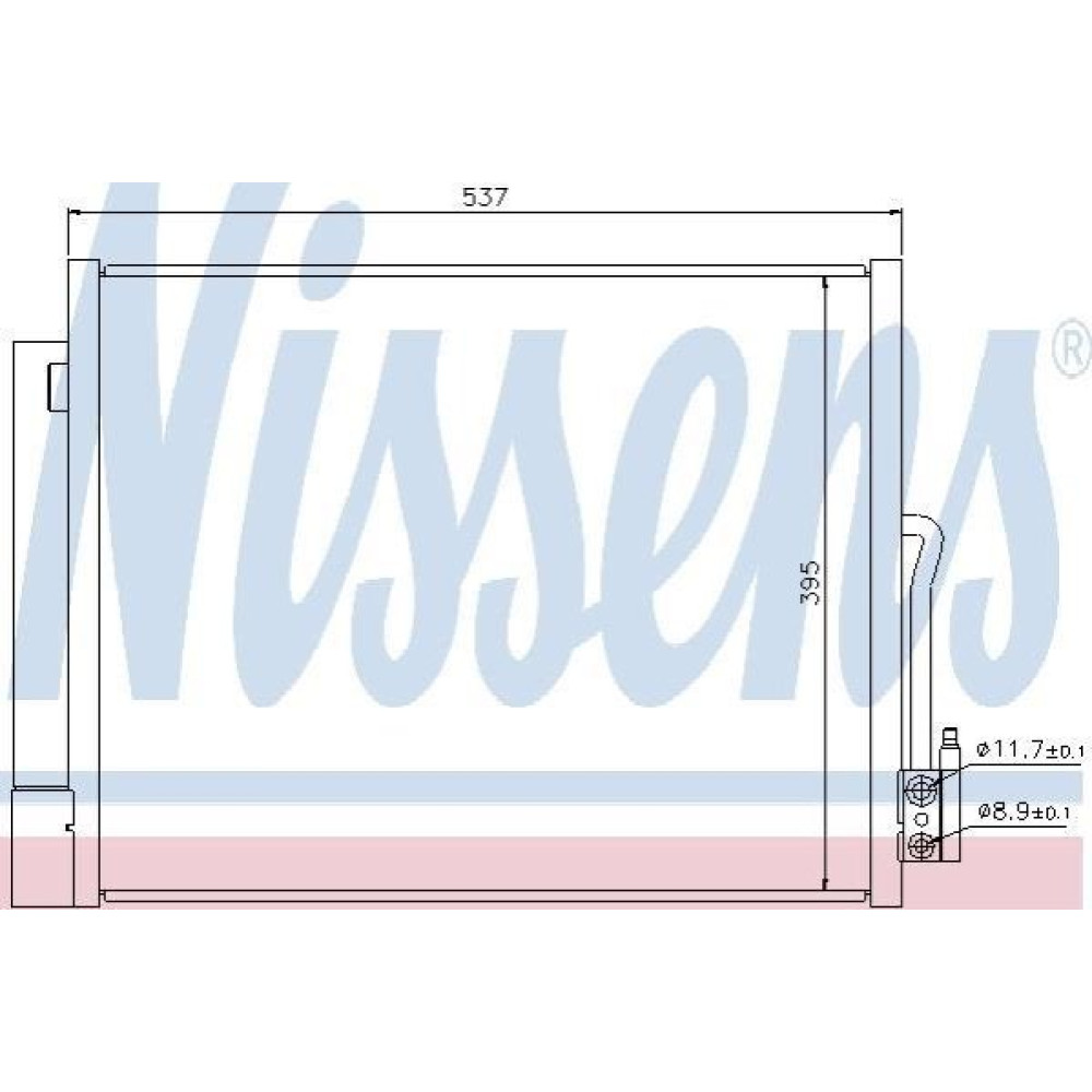 Конденсатор без хладогену NISSENS 940156