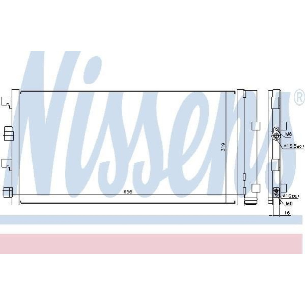 Конденсатор без хладогену NISSENS 940161