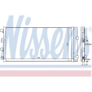 Конденсатор без хладогена NISSENS 940161