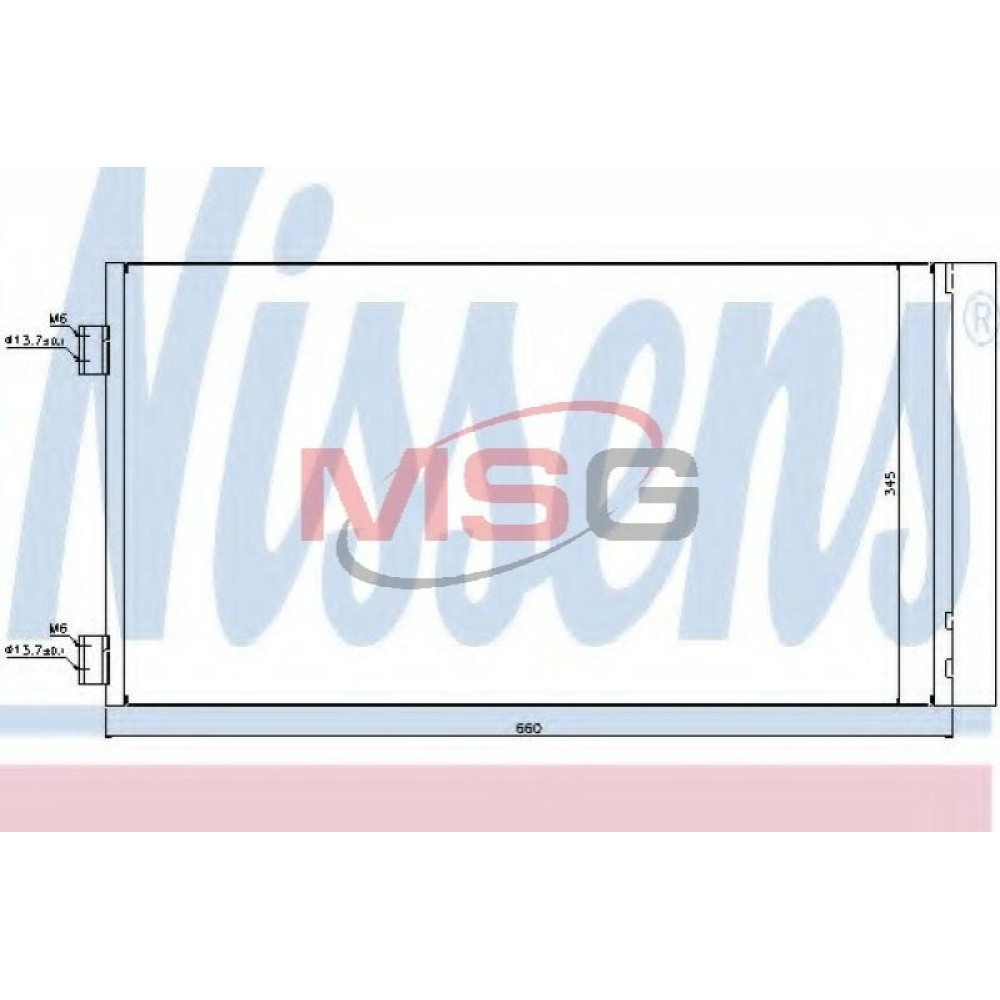 Радиатор кондиционера NISSENS 940204