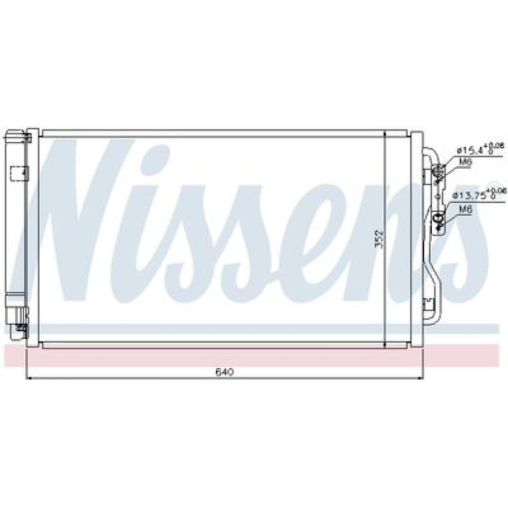 Радиатор кондиционера NISSENS 940236