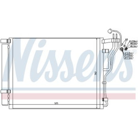 Радіатор кондиціонера NISSENS 940273