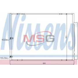 Радиатор кондиционера NISSENS 940297