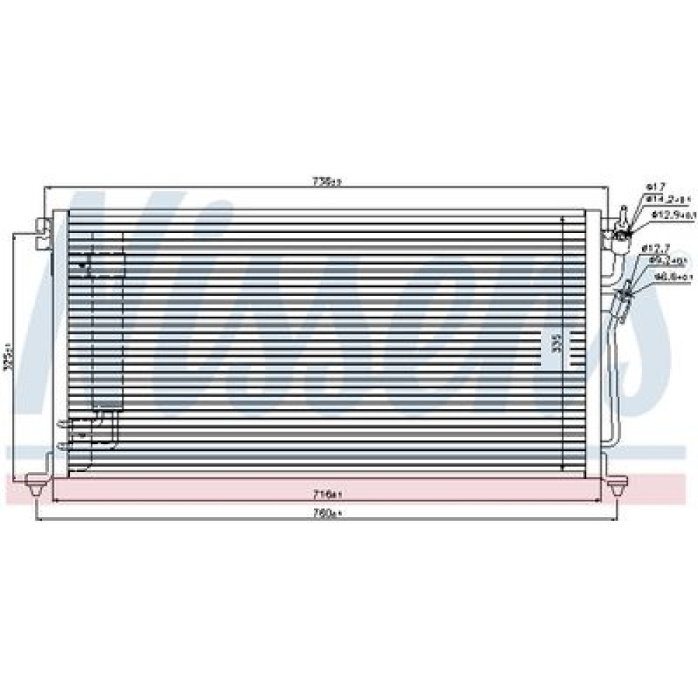 Радиатор кондиционера NISSENS 940439