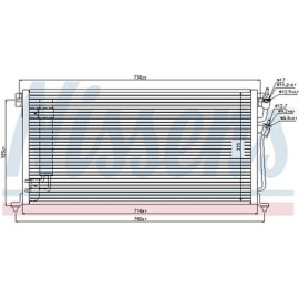 Радиатор кондиционера NISSENS 940439