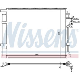 Радіатор кондиціонера NISSENS 940594