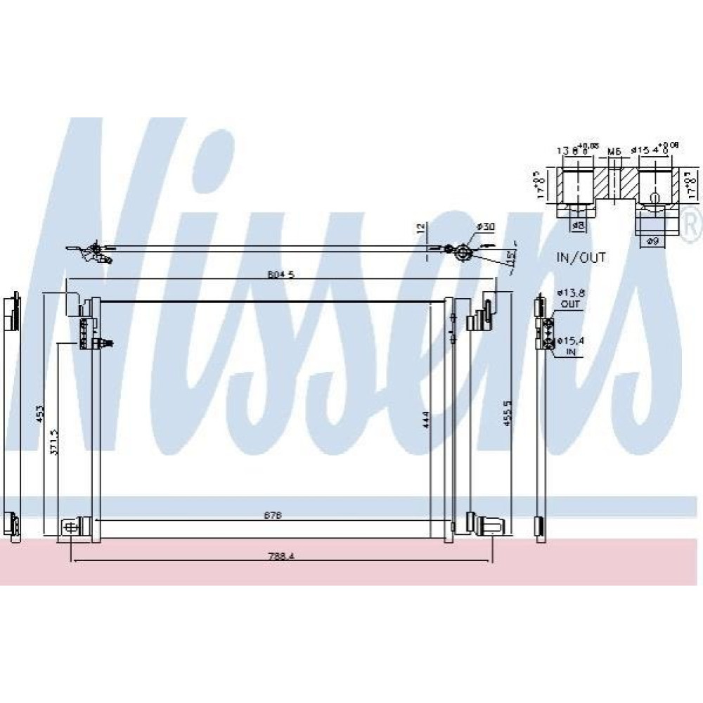 Конденсатор без хладогену NISSENS 940685