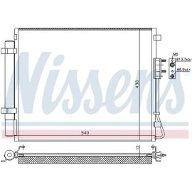 Радиатор кондиционера NISSENS 940726