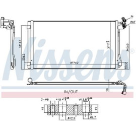 Радиатор кондиционера NISSENS 940793