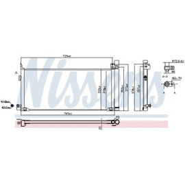 Радіатор кондиціонера NISSENS 940904