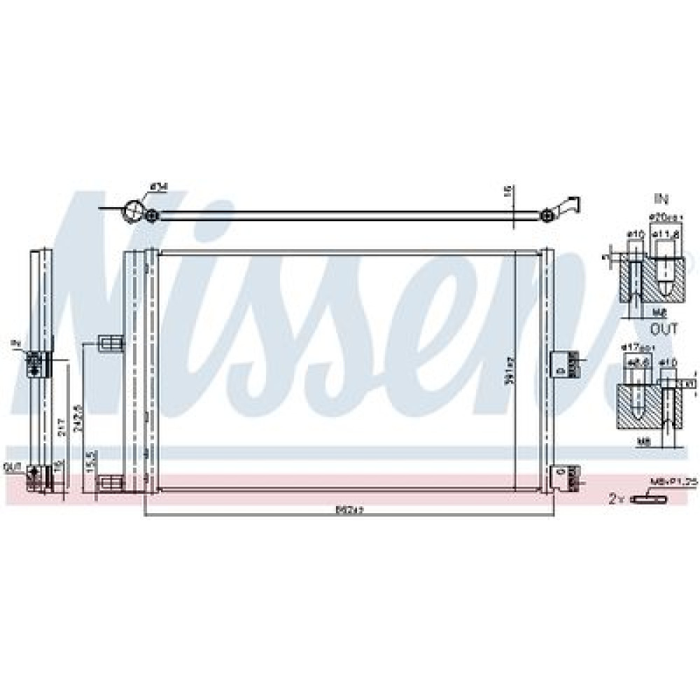Радиатор NISSENS 941210