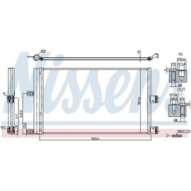 NISSENS 941210 Радиатор NISSENS 941210