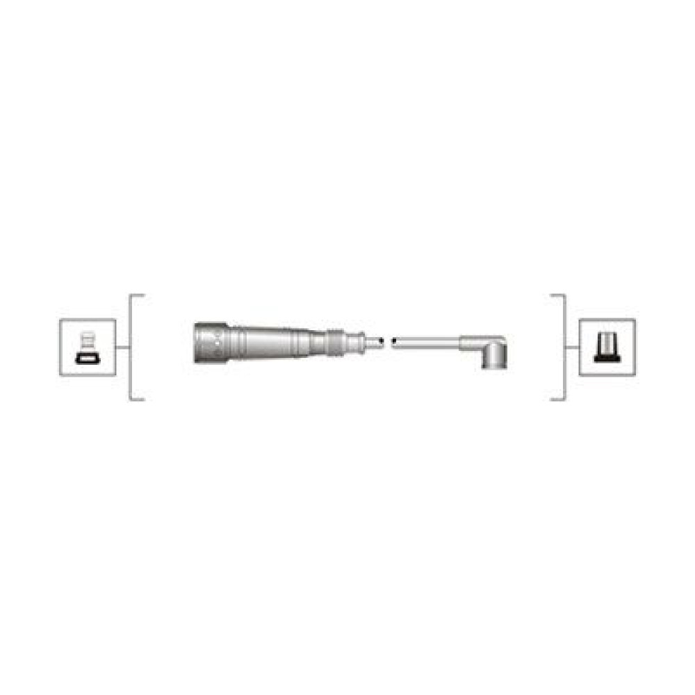 Комплект ізольованих проводів для свічок запалення MAGNETI MARELLI 941319170055
