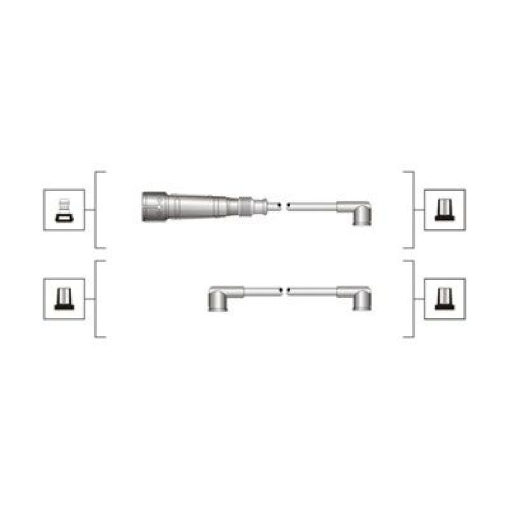 Комплект изолированных проводов для свечей зажигания MAGNETI MARELLI 941319170065