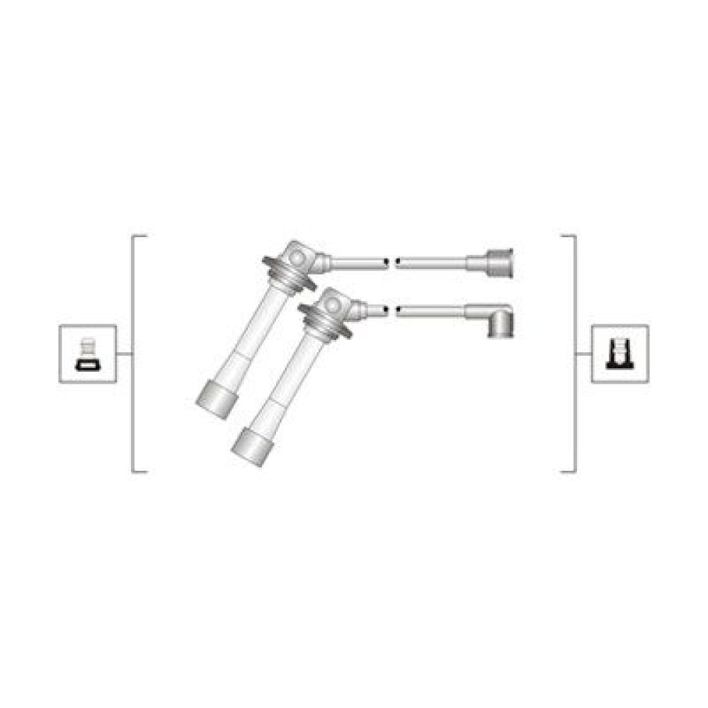 Комплект изолированных проводов для свечей зажигания MAGNETI MARELLI 941319170083