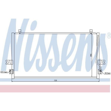 Конденсатор без хладогену NISSENS 94297