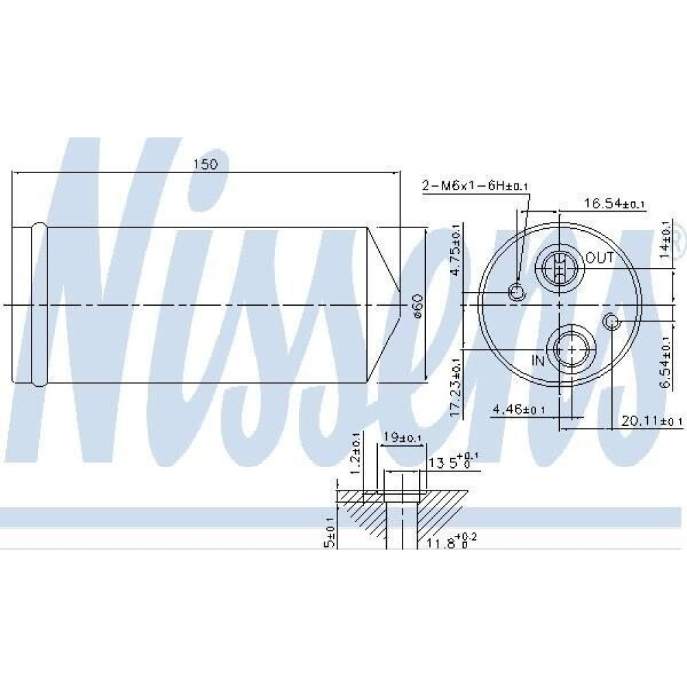 Осушитель кондиционера NISSENS 95142