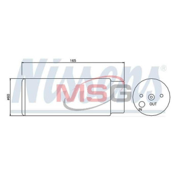 Осушувач кондиціонера NISSENS 95380