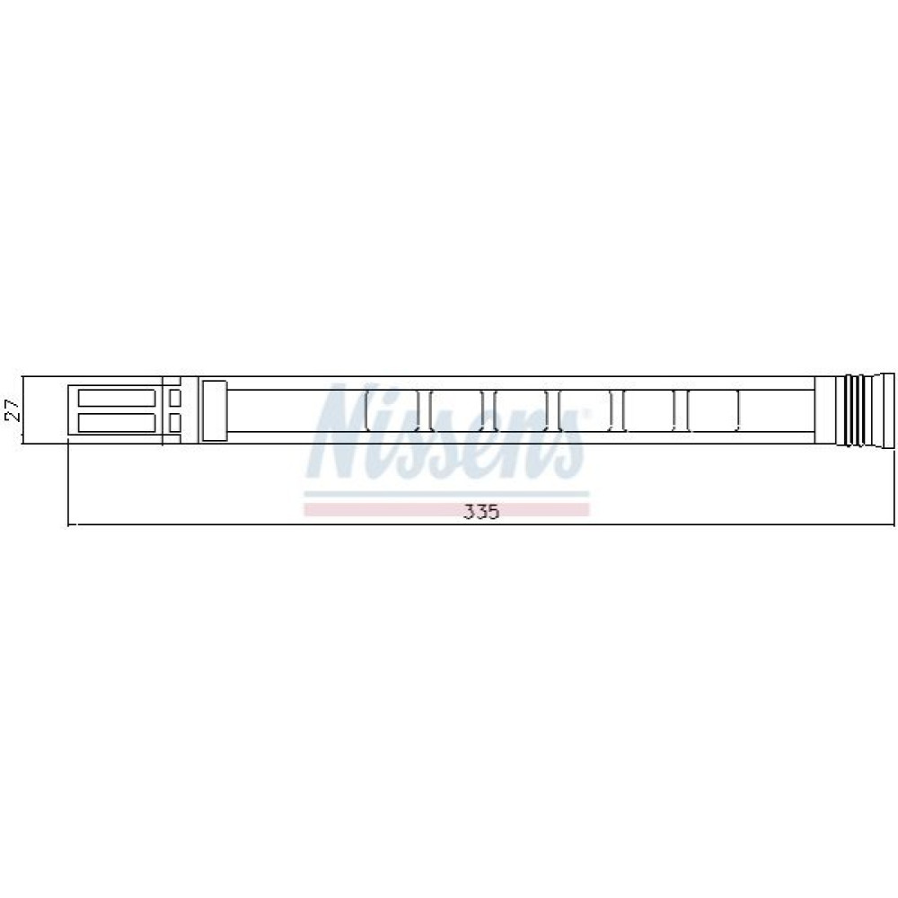 Осушувач кондиціонера NISSENS 95387
