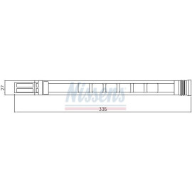 Осушувач кондиціонера NISSENS 95387