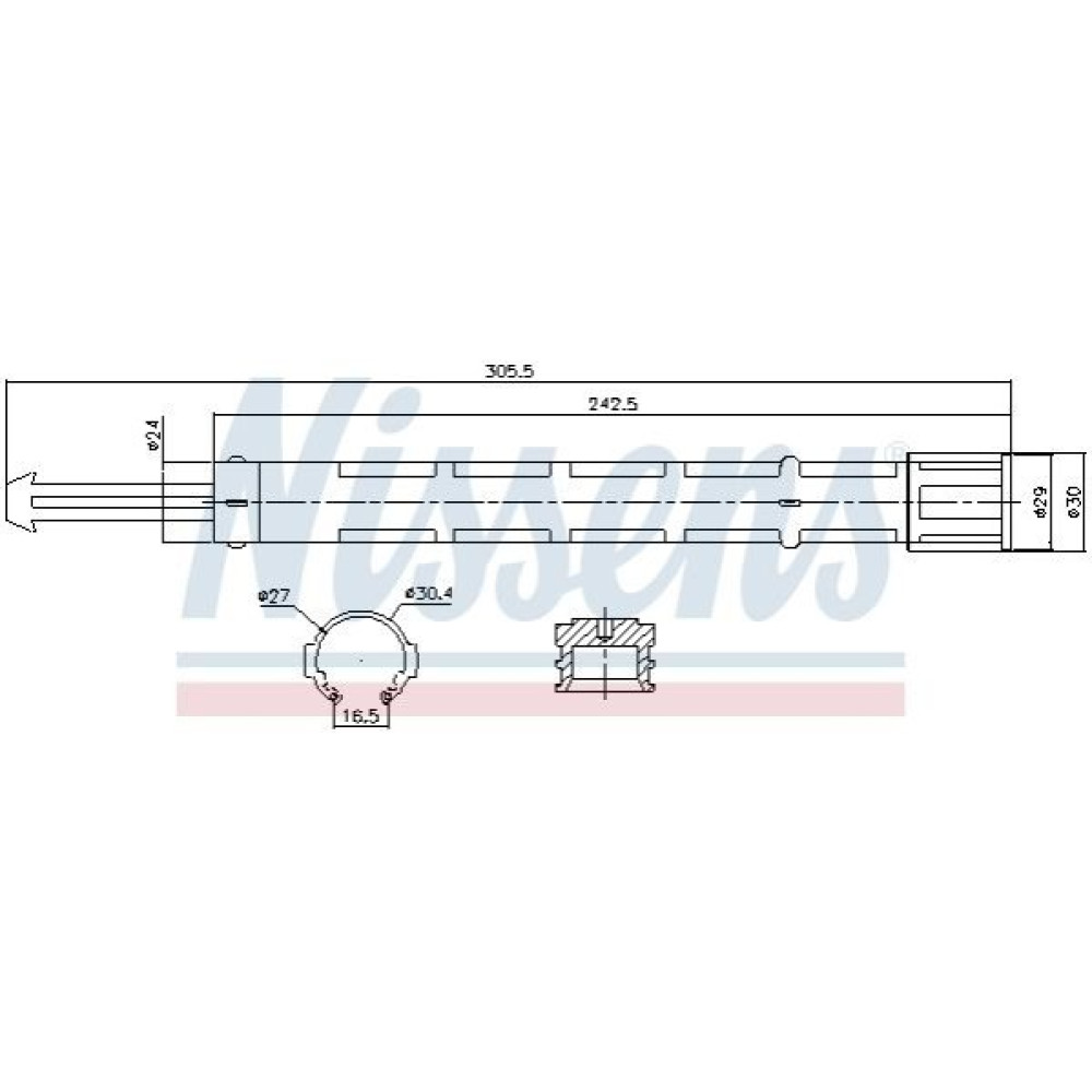 Осушувач кондиціонера NISSENS 95514