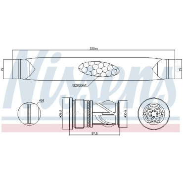 Осушувач кондиціонера NISSENS 95566