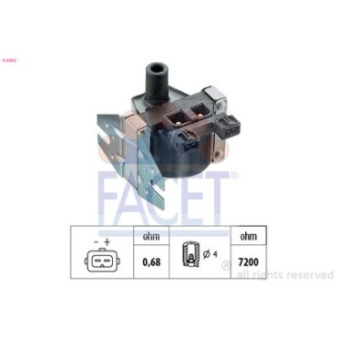 Котушка запалювання FACET 96092