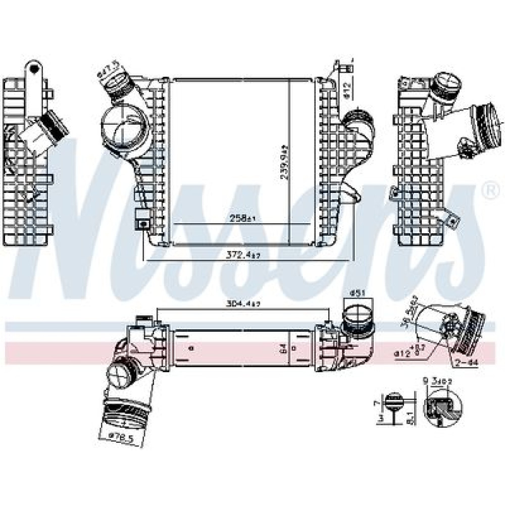 Интеркуллер NISSENS 961304