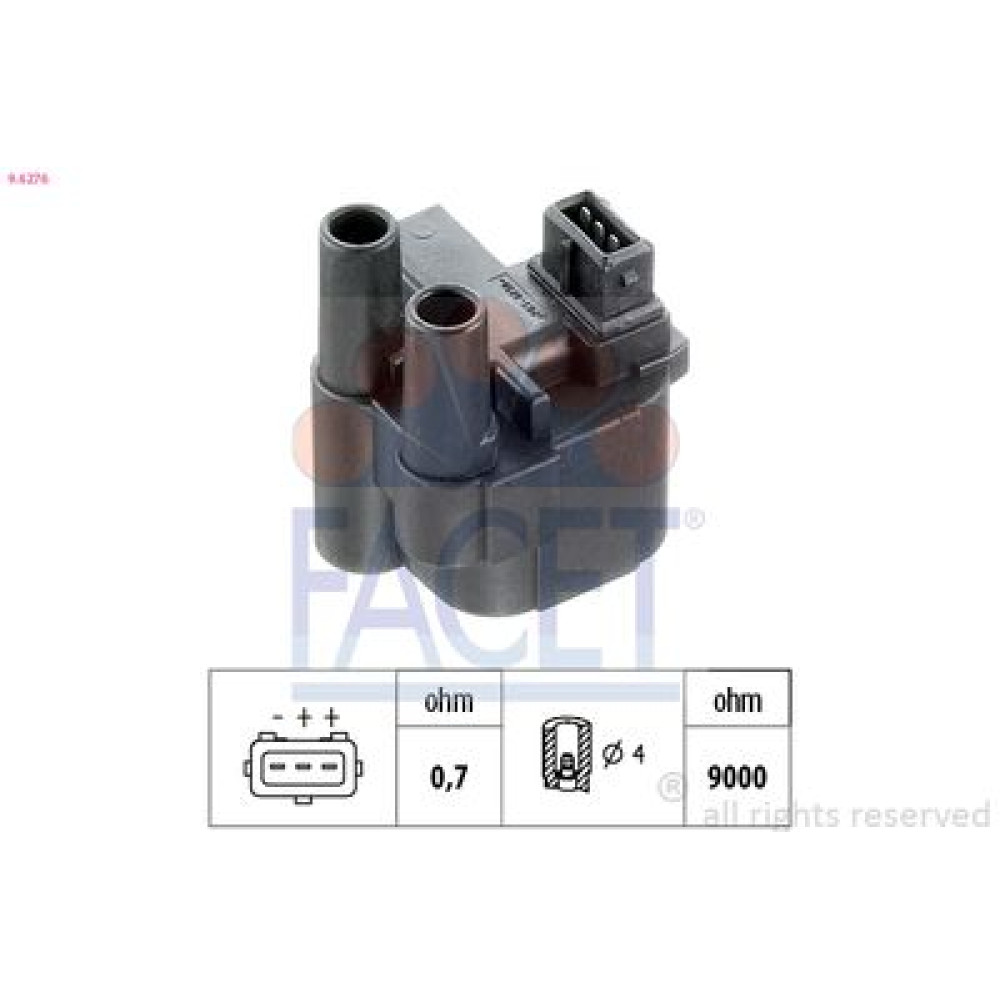 Катушка зажигания FACET 96276