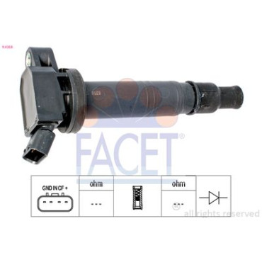 Котушка запалювання FACET 96358