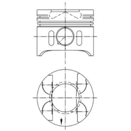 Поршень KOLBENSCHMIDT 97482600