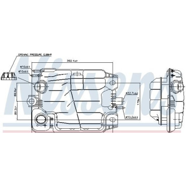 Бачок компенсационный NISSENS 996041