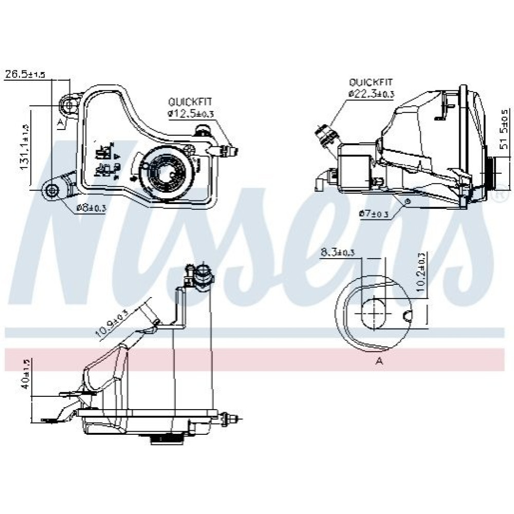 Расширительный бачок NISSENS 996153