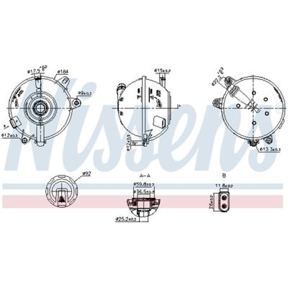 Розширювальний бачок NISSENS 996324