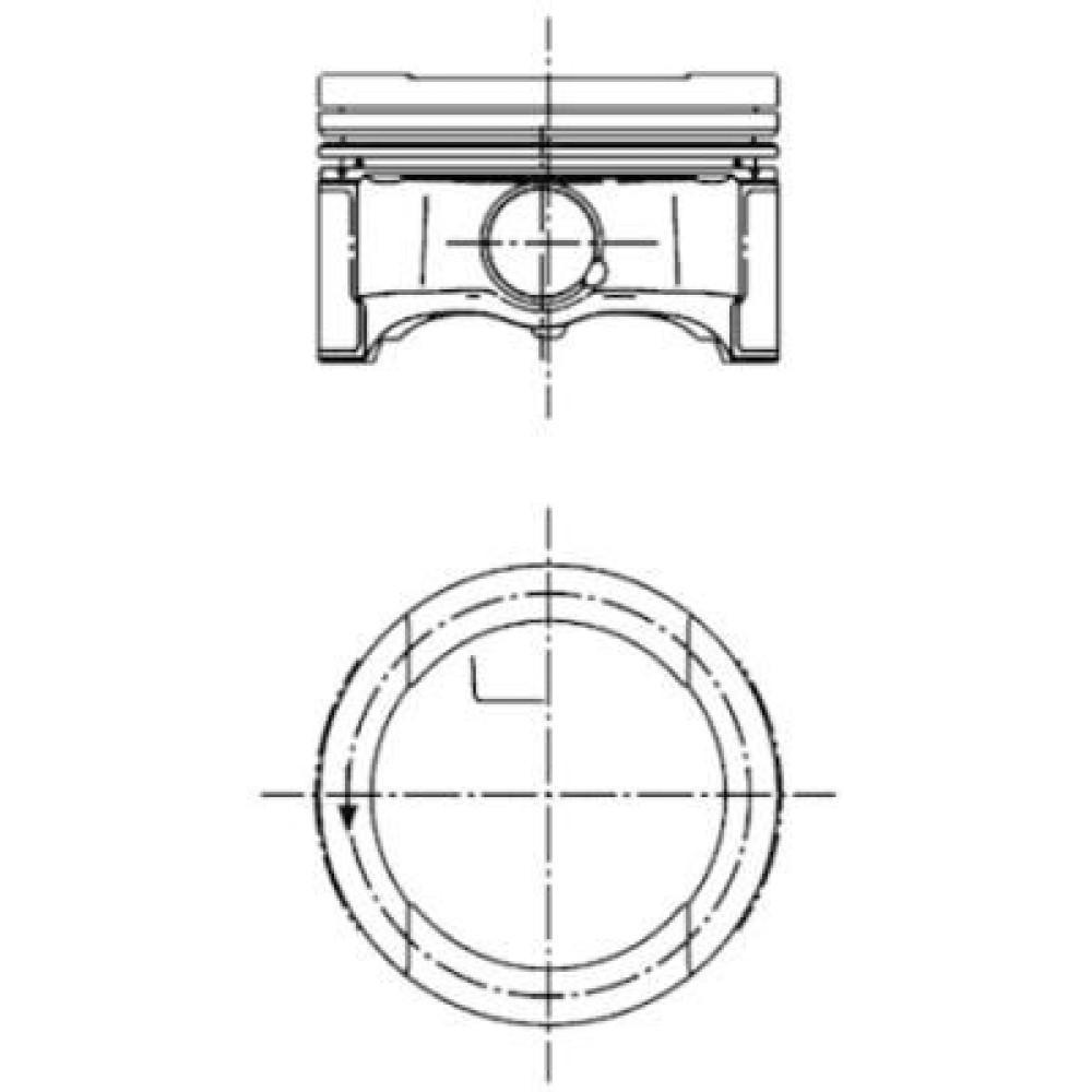 Поршень KOLBENSCHMIDT 99792600