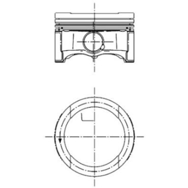 Поршень KOLBENSCHMIDT 99792600