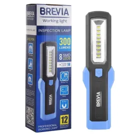 LED Інспекційна лампа 8SMD+1W LED 300lm, 3xAA BREVIA 11310
