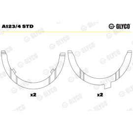 Шайба стопорна Glyco a123/4std