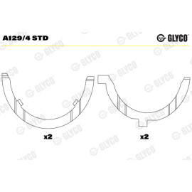 Шайба стопорна Glyco a129/4std